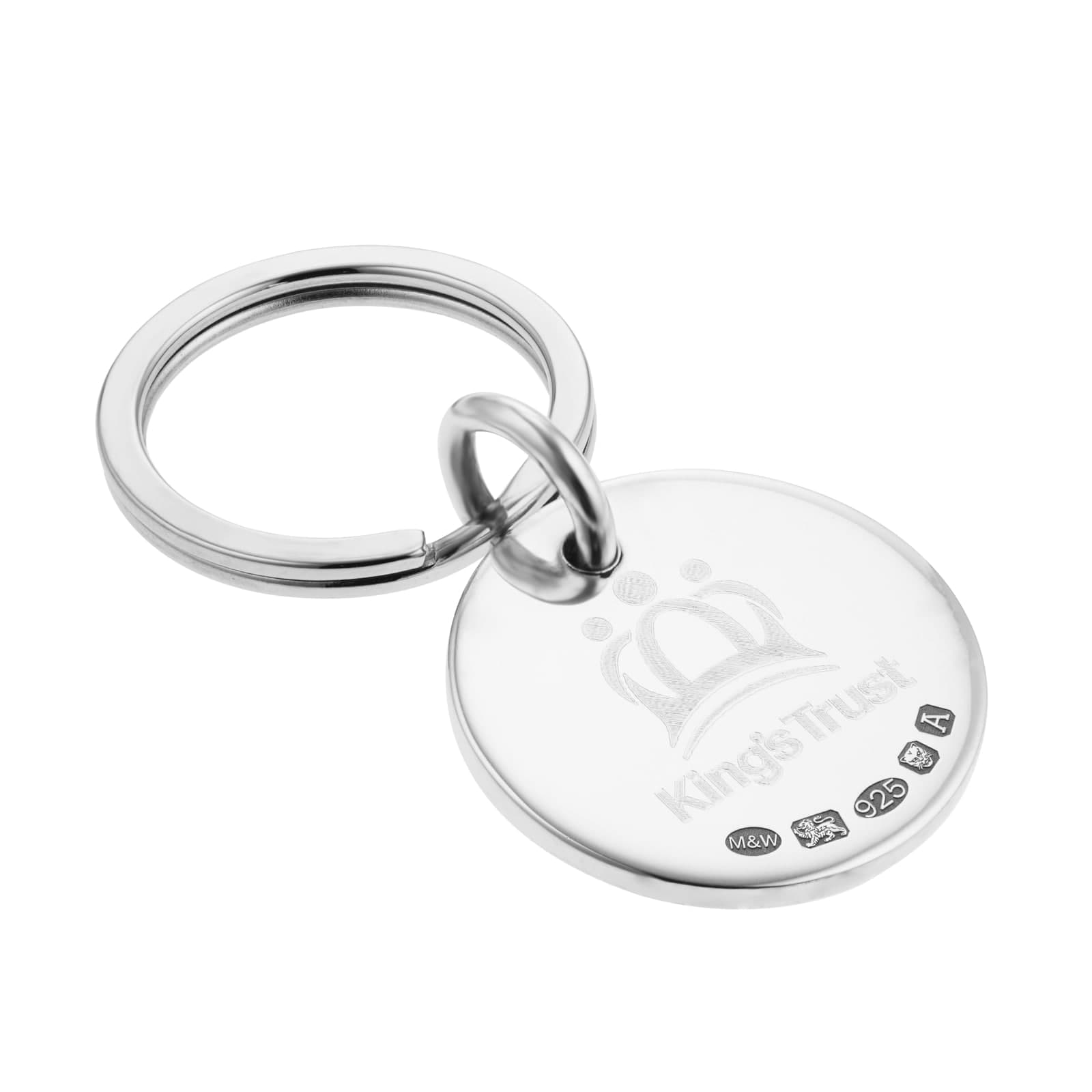 The King’s Trust Sterling Silver Keyring