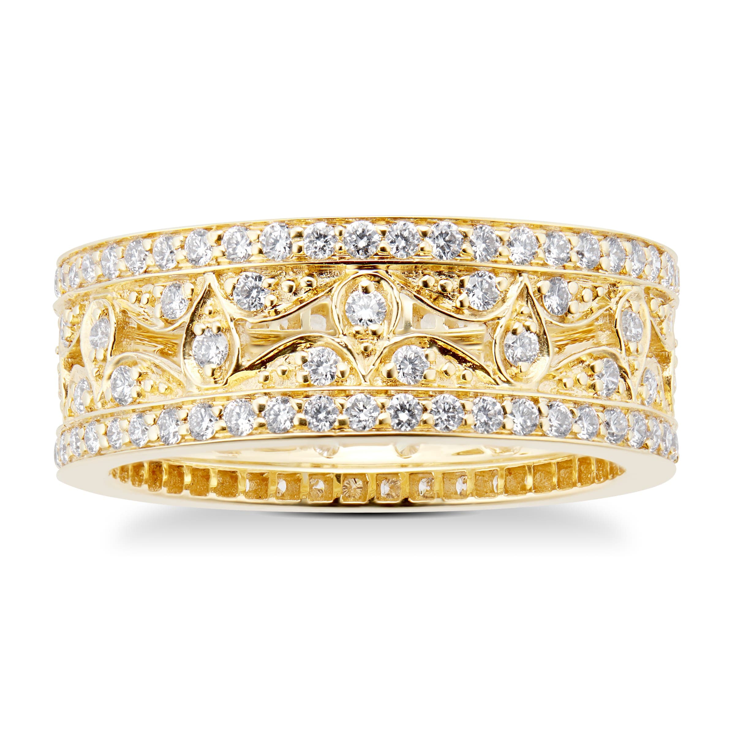 Empress 18ct Yellow Gold 0.95cttw Diamond Band Ring