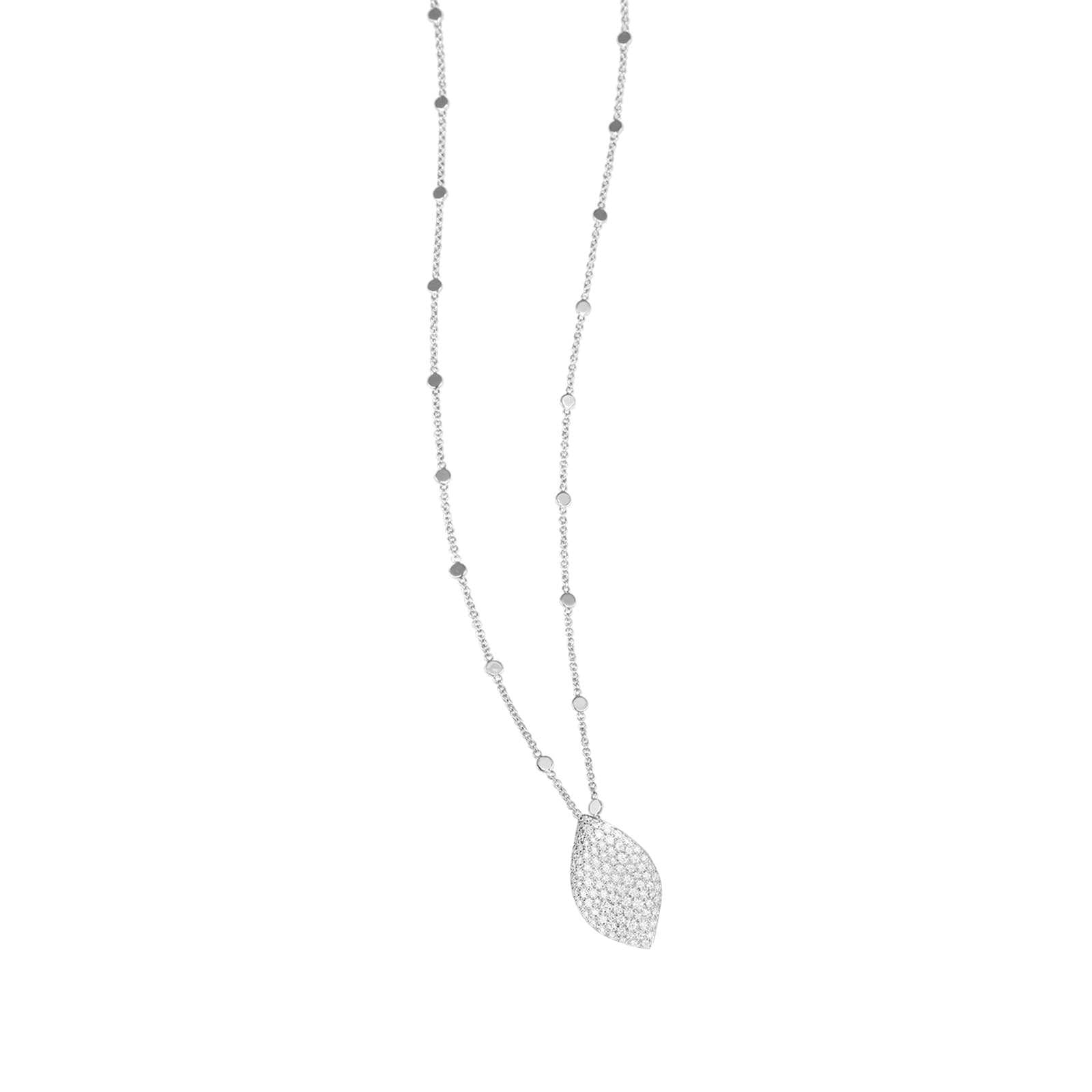 Aleluiá Necklace in 18ct White Gold with Diamonds