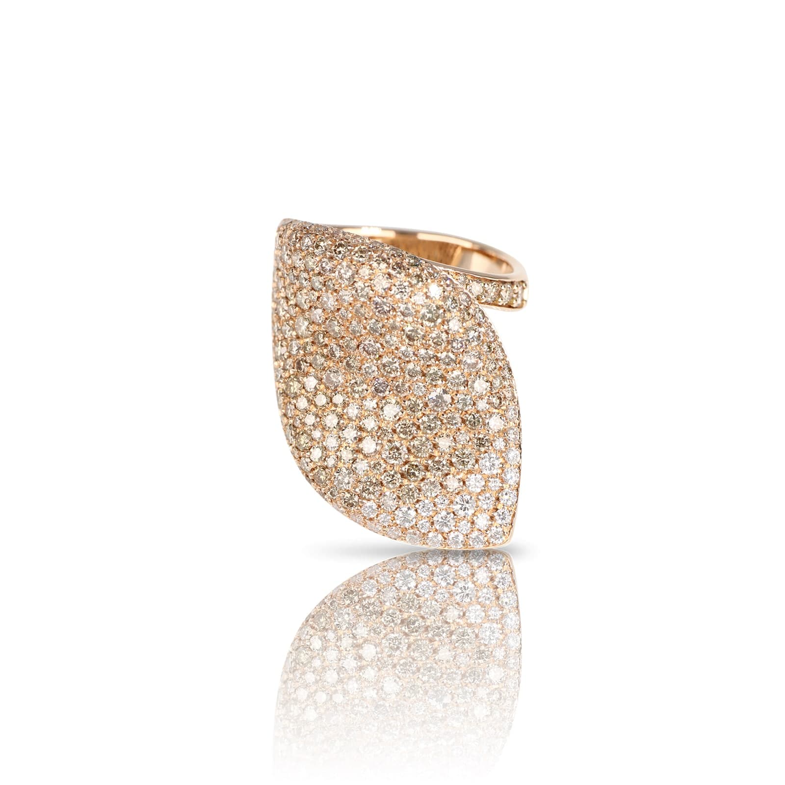 Aleluiá Ring in 18ct Rose Gold with Diamonds