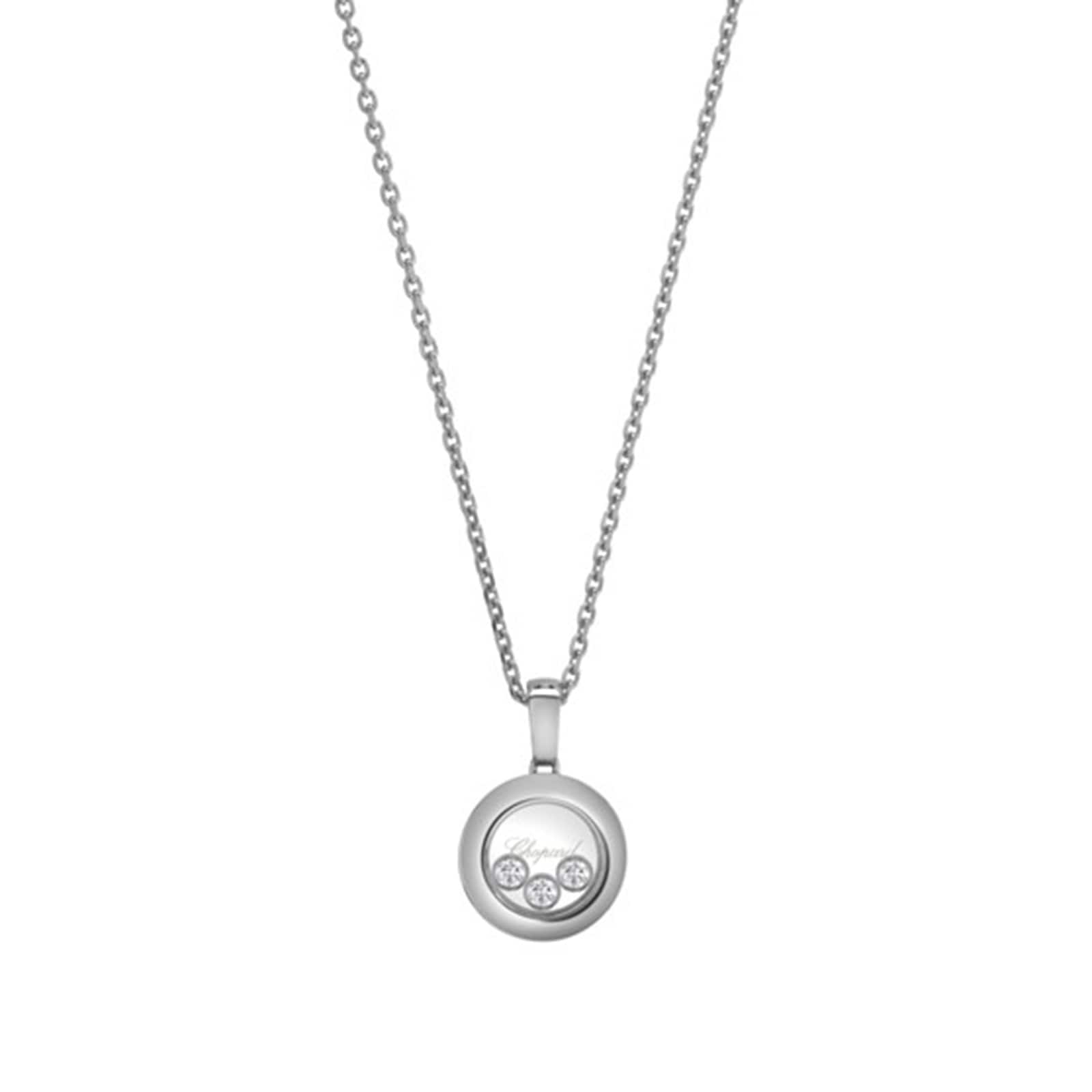Happy Diamonds Icon 18ct White Gold Diamond Necklace