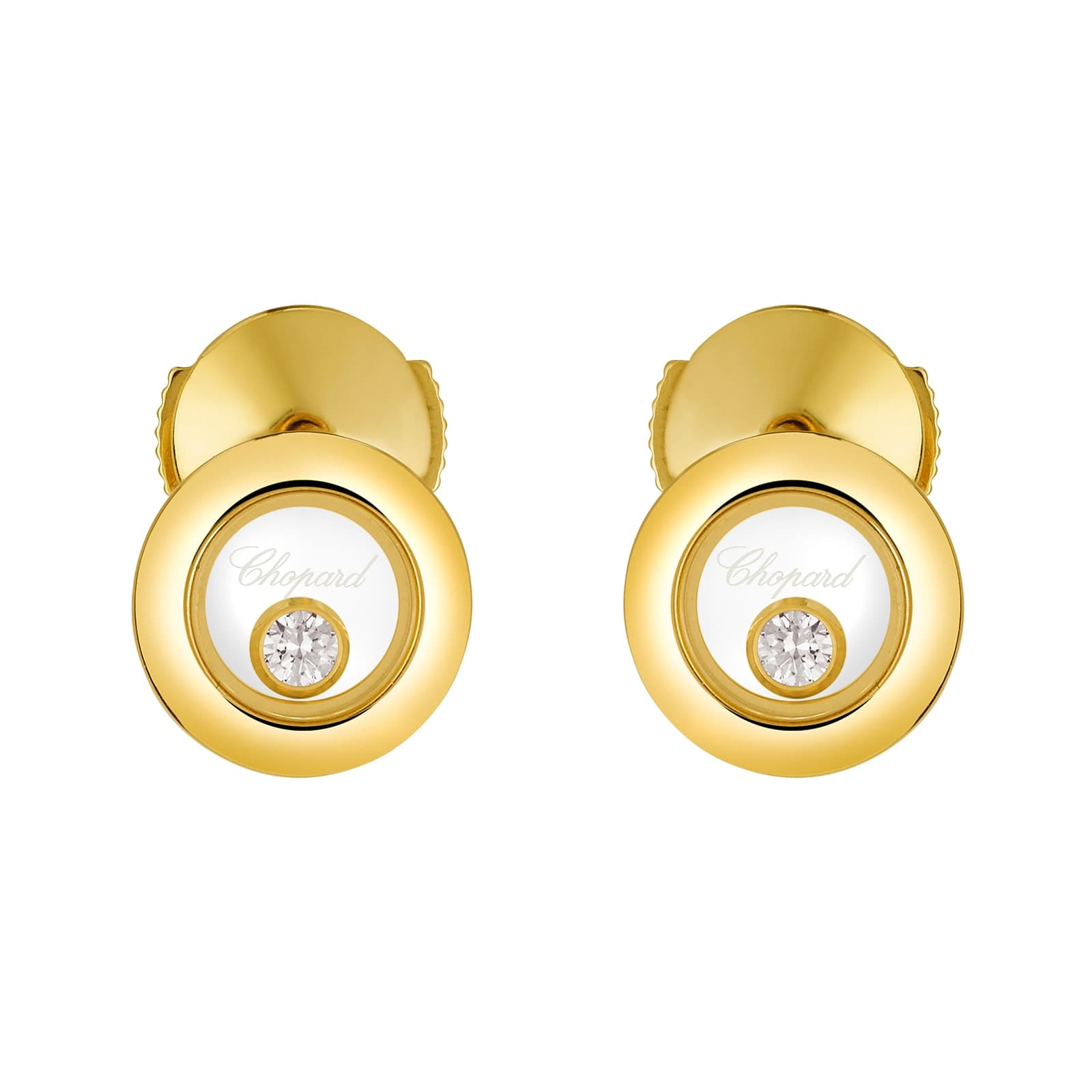 Happy Diamonds Icons Earrings, Ethical Yellow Gold, Diamonds