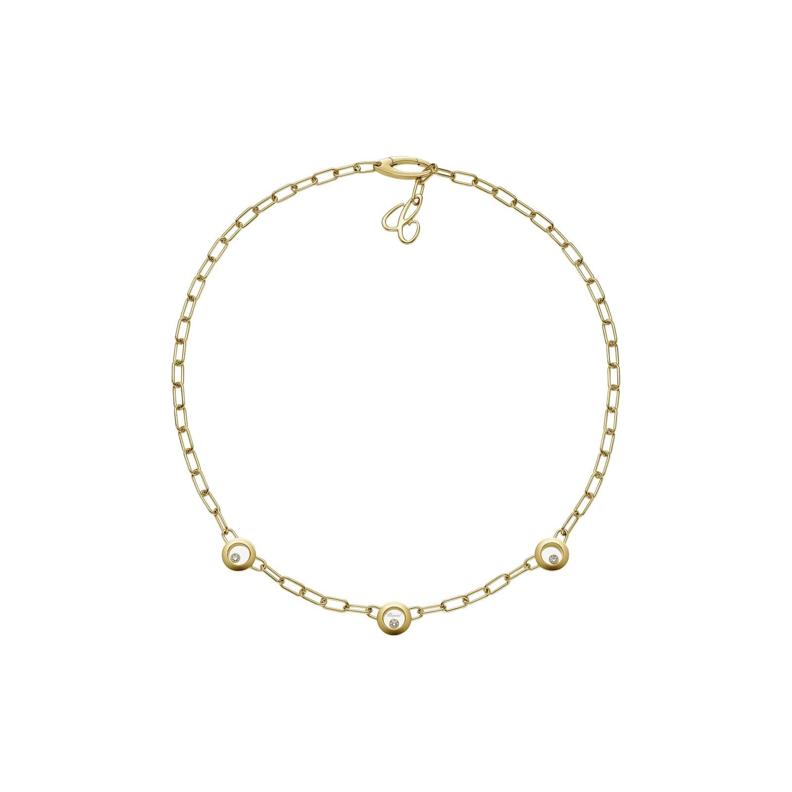 Happy Diamonds Icons Necklace In Ethical 18ct Yellow Gold With Diamonds