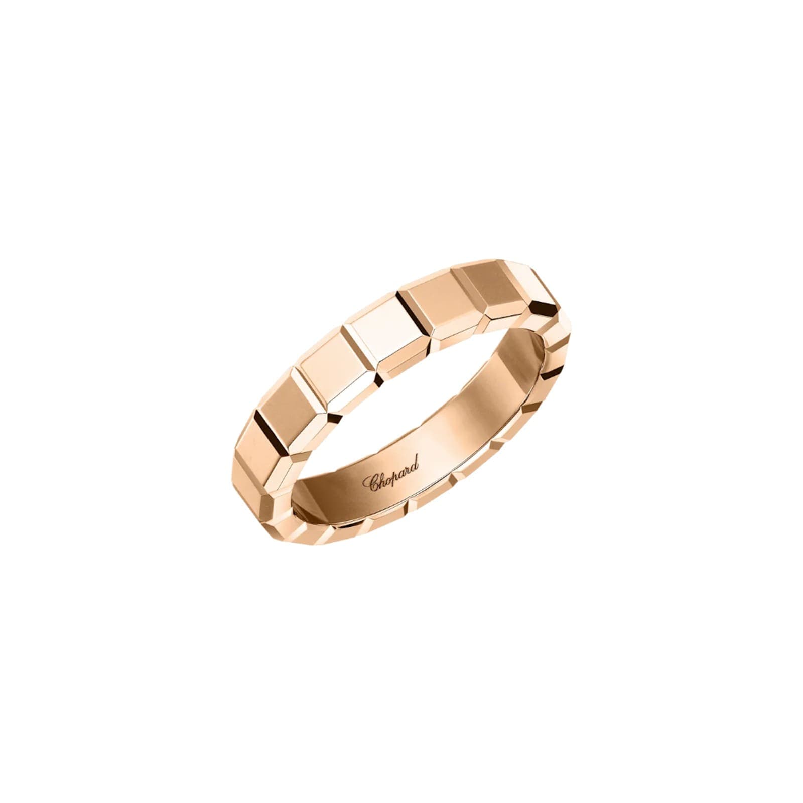 Ice Cube Ring In Ethical 18ct Rose Gold