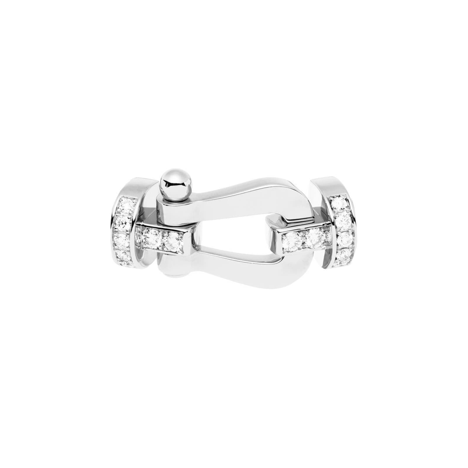 Force 10 18ct White Gold 0.24ct Diamond Buckle Large Model
