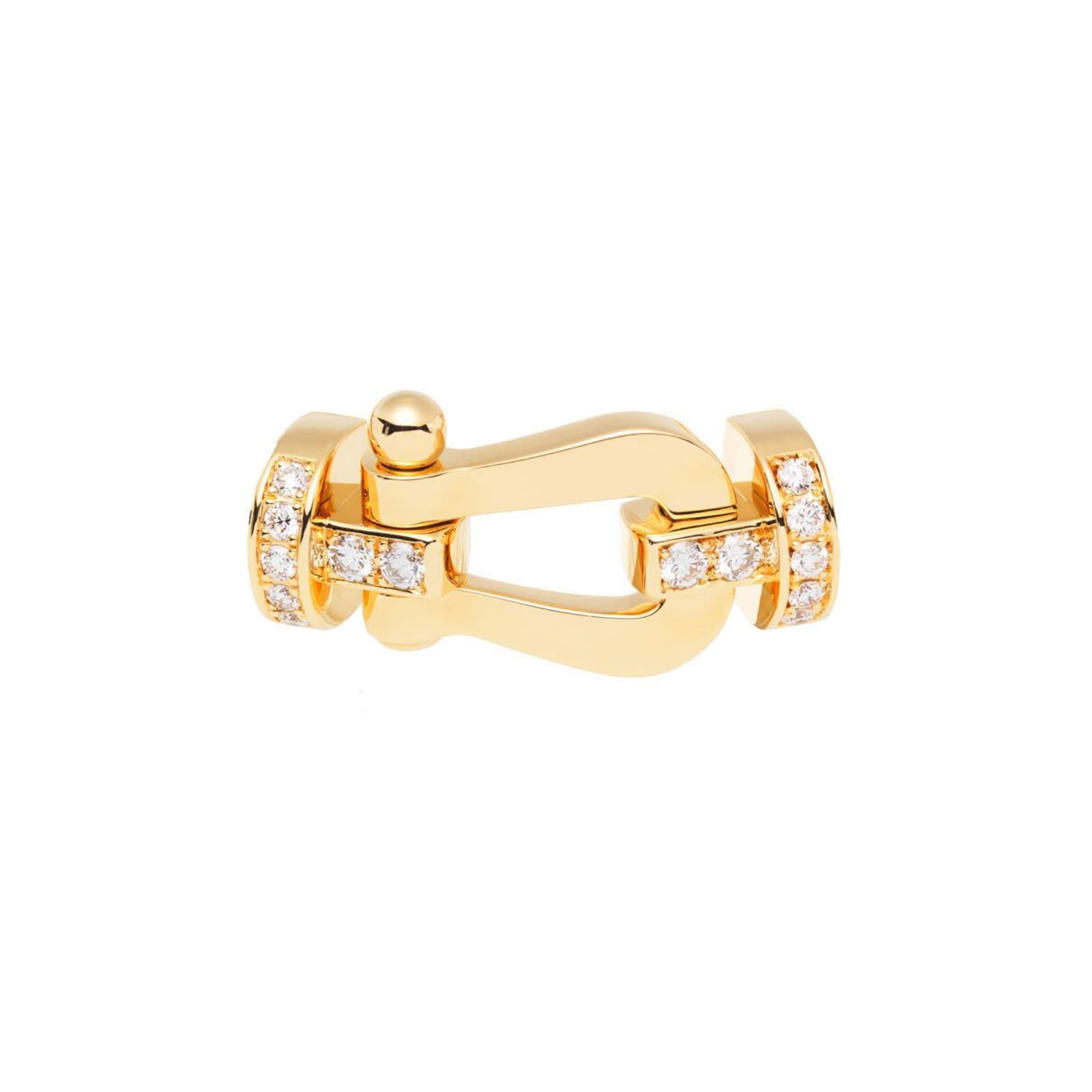 Force 10 18ct Yellow Gold 0.24ct Diamond Buckle Large Model