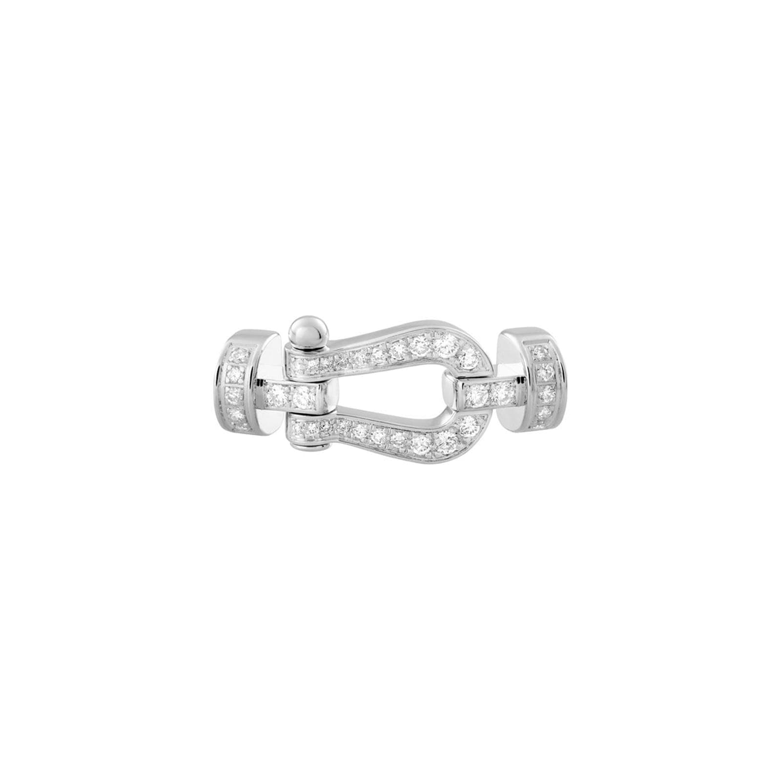 Force 10 18ct White Gold 0.24ct Diamond Buckle Medium Model