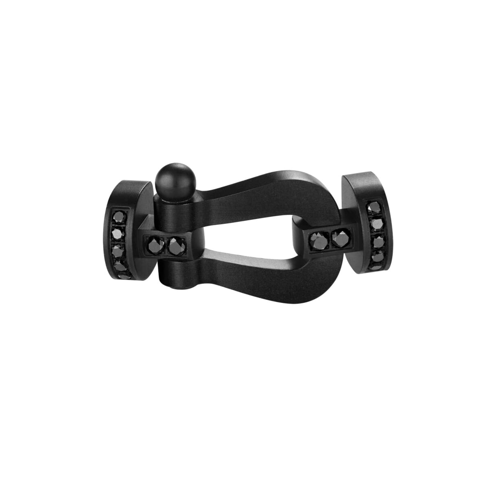 Force 10 Titanium 0.32ct Black Diamond Buckle Large Model