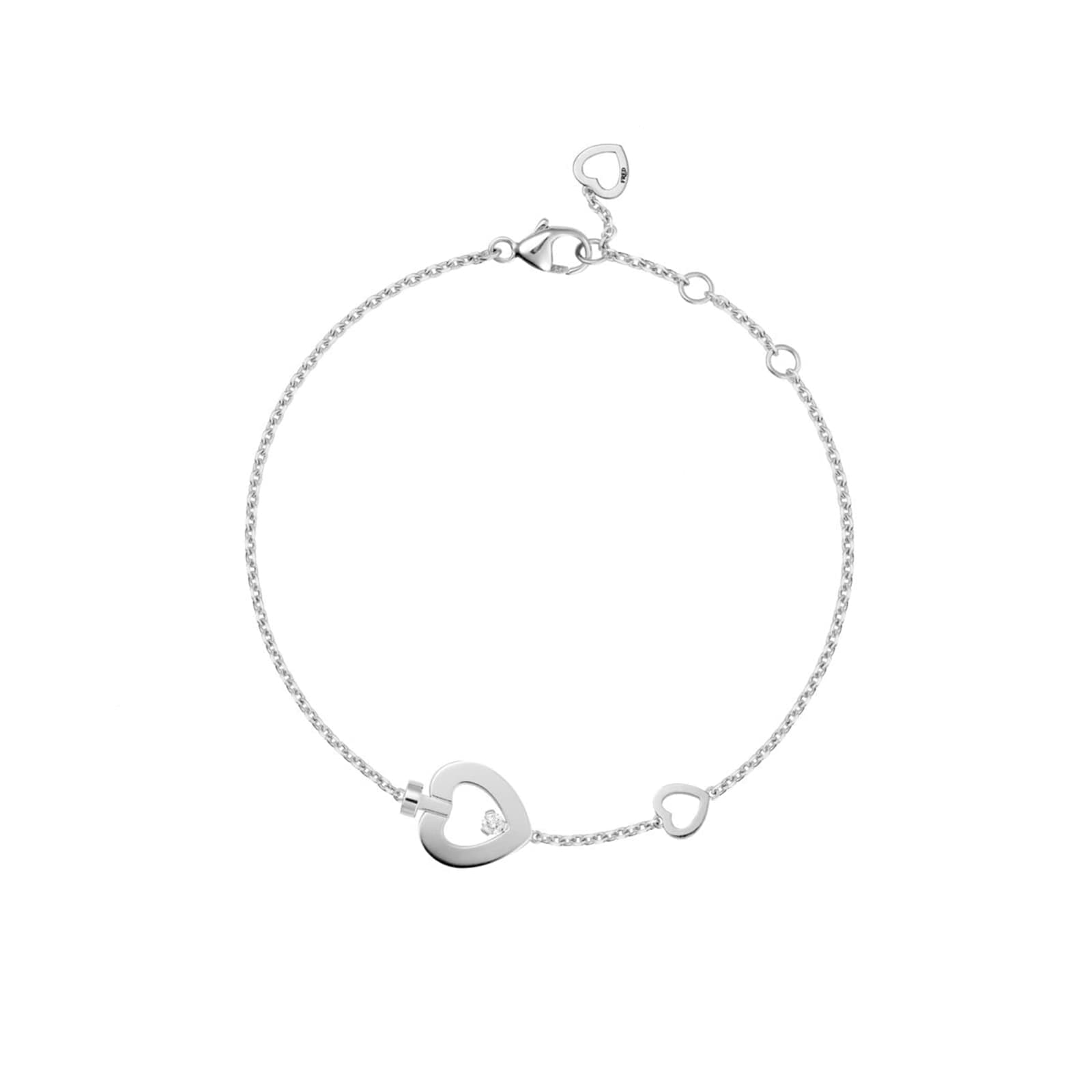 Pretty Woman 18ct White Gold 0.03ct Diamond Bracelet