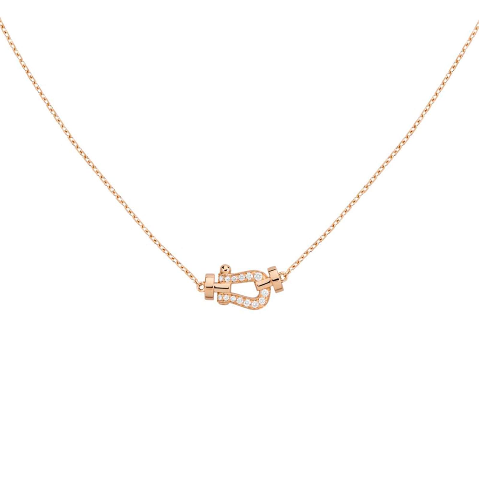Force 10 18ct Rose Gold 0.06ct Diamond Necklace