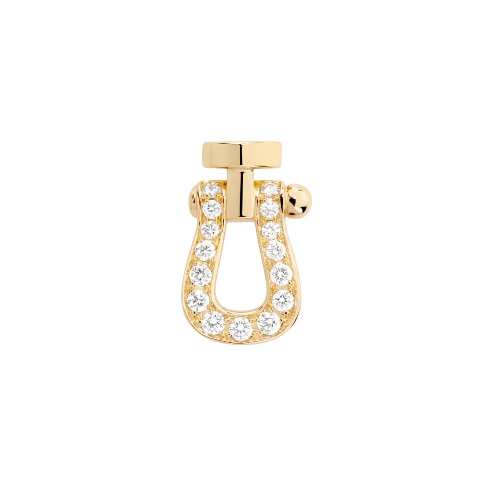 Force 10 18ct Yellow Gold 0.07ct Diamond Single Stud Earring - Left