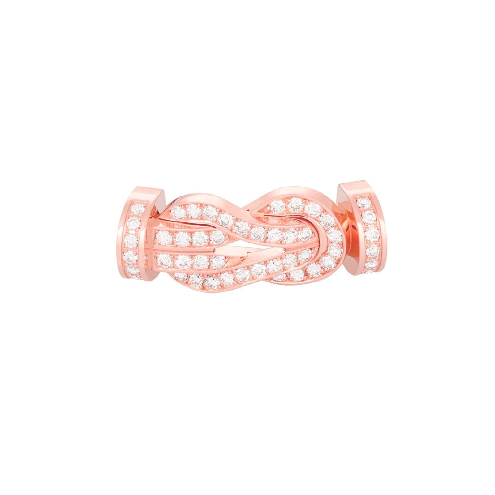 Chance Infinie 18ct Rose Gold 0.74ct Diamond Buckle Large Model