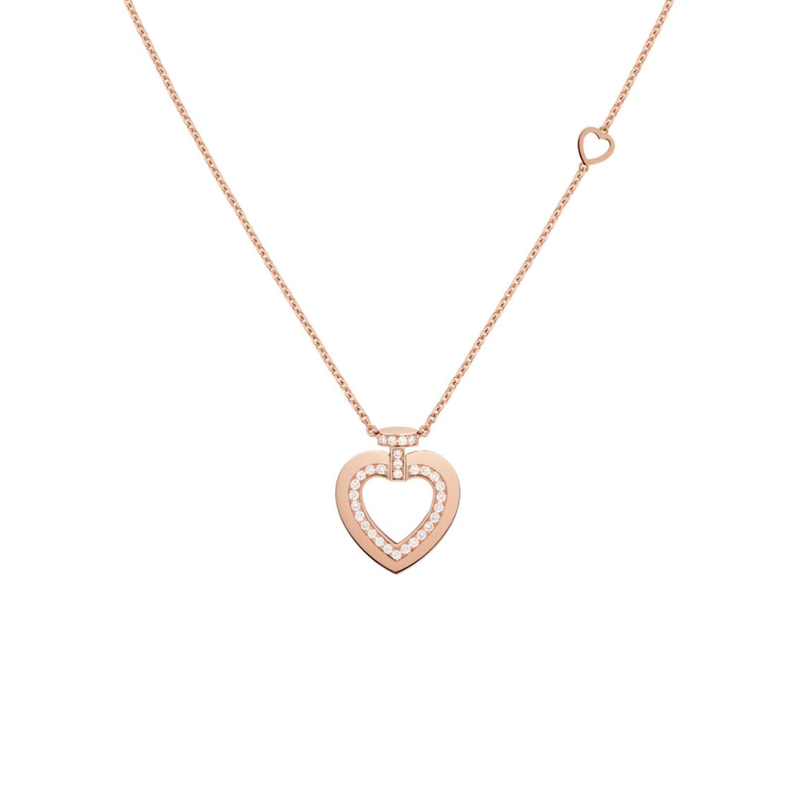 Pretty Woman 18ct Rose Gold 0.19ct Diamond Necklace