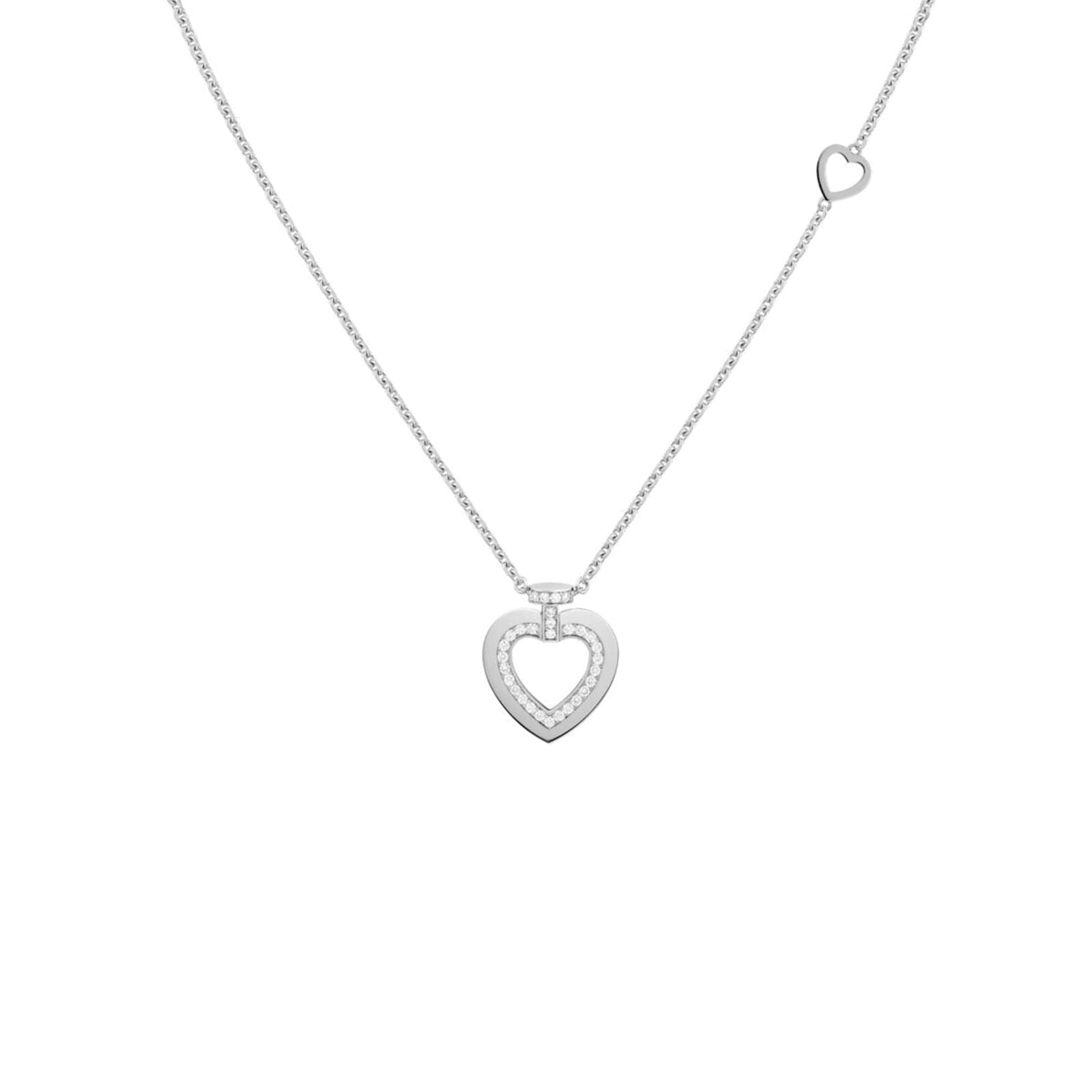 Pretty Woman 18ct White Gold 0.15ct Diamond Necklace