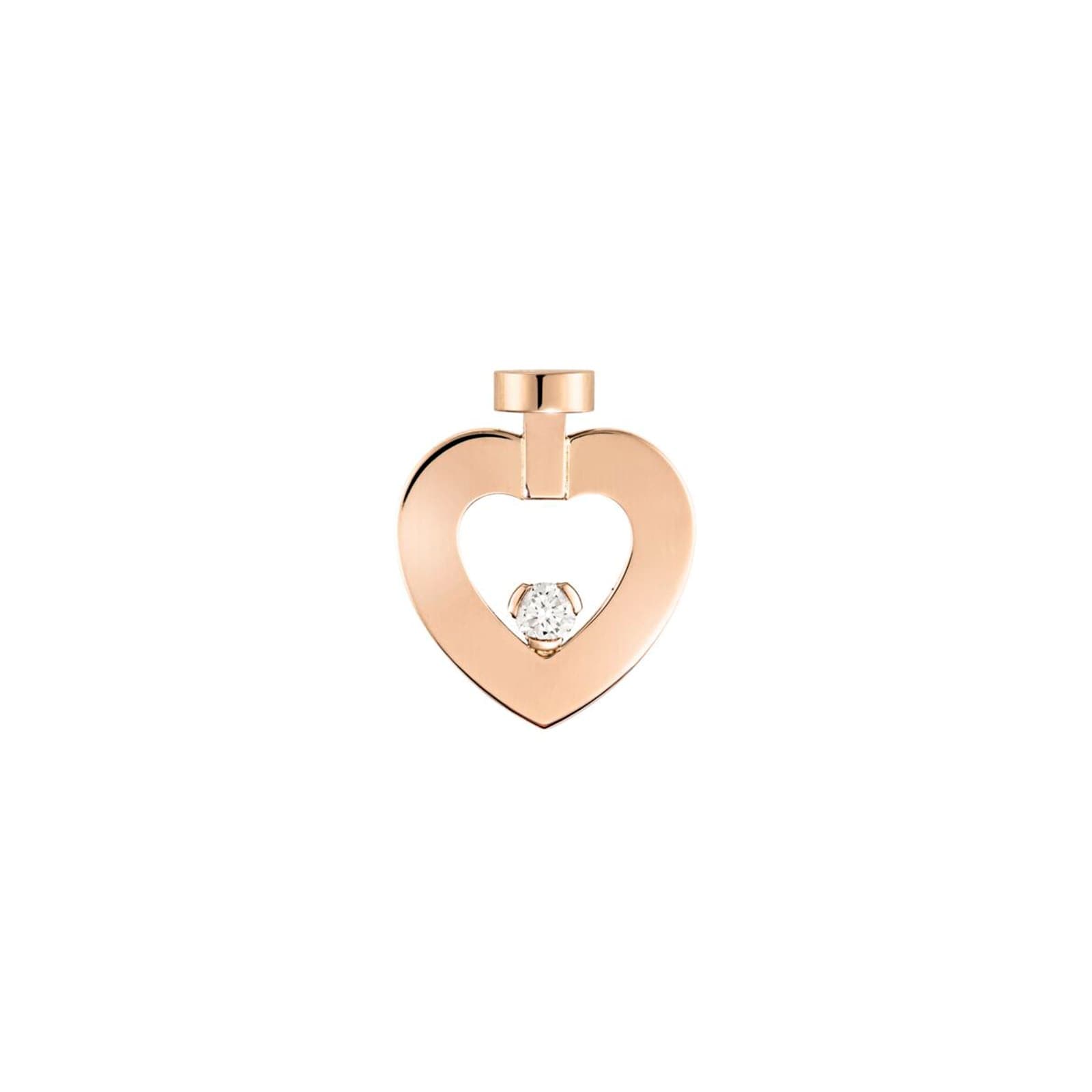 Pretty Woman 18ct Rose Gold 0.02ct Diamond Single Stud Earring