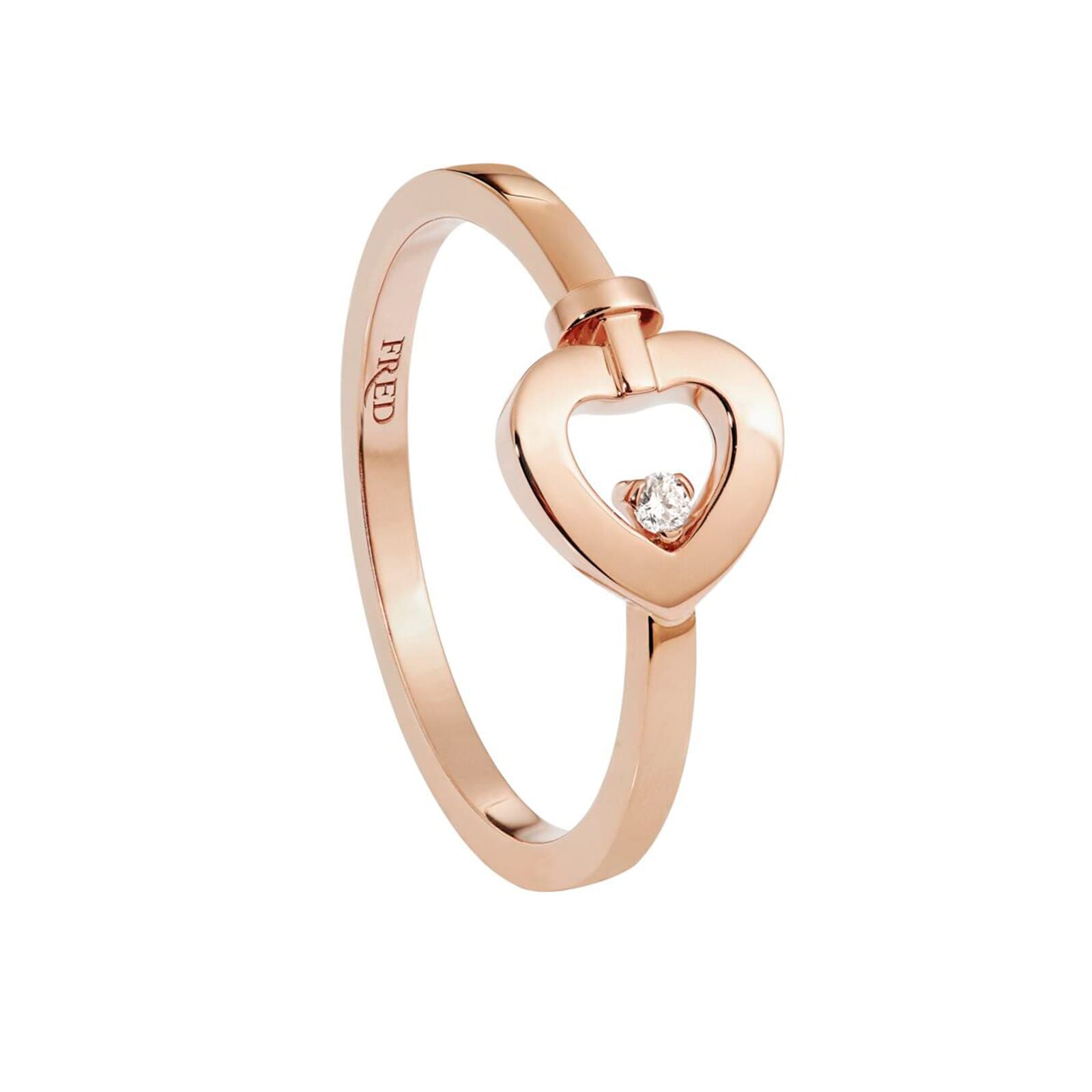 Pretty Woman 18ct Rose Gold 0.02ct Diamond Ring