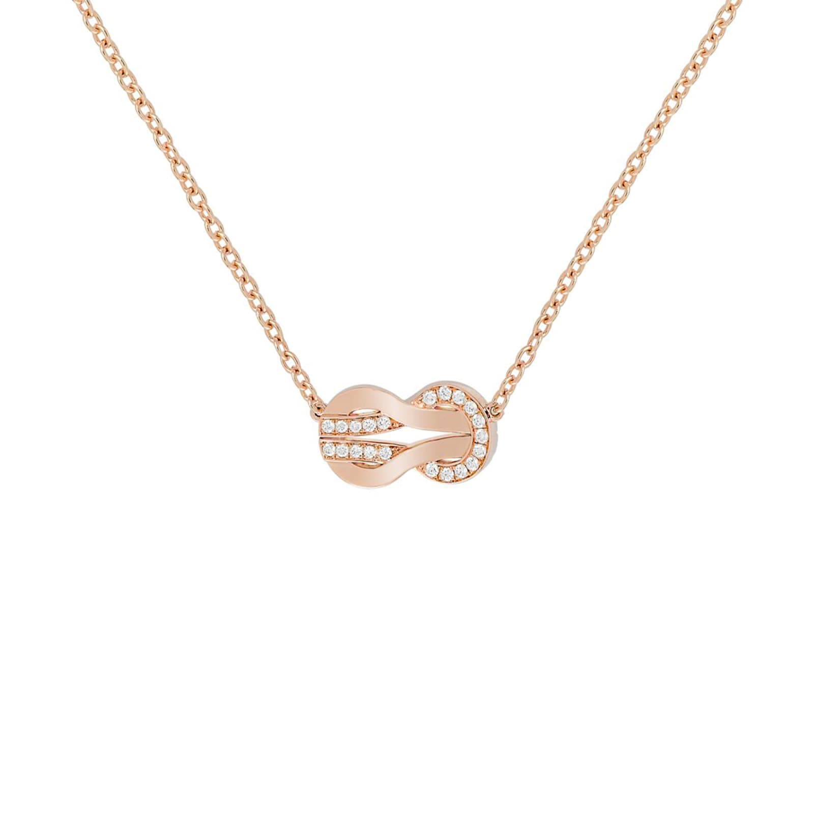 Chance Infinie 18ct Rose Gold 0.10ct Diamond Necklace