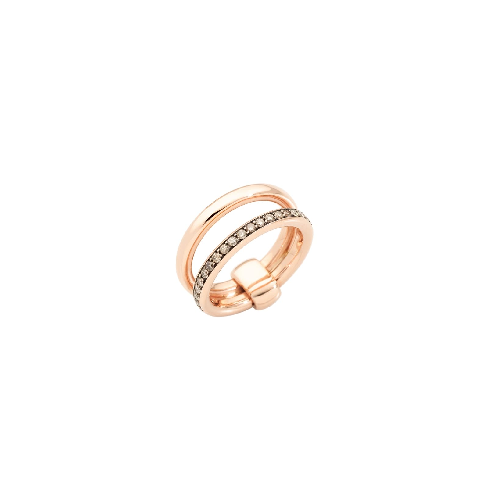 Together 18ct Rose Gold 0.40ct Brown Diamond Ring