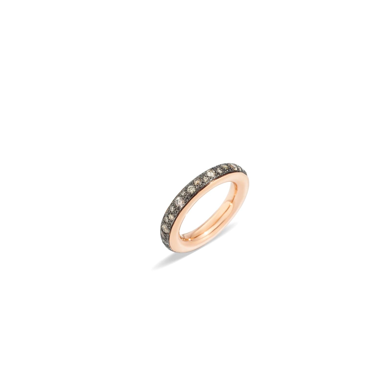 Iconica 18ct Rose Gold 1.10ct Brown Diamond Ring