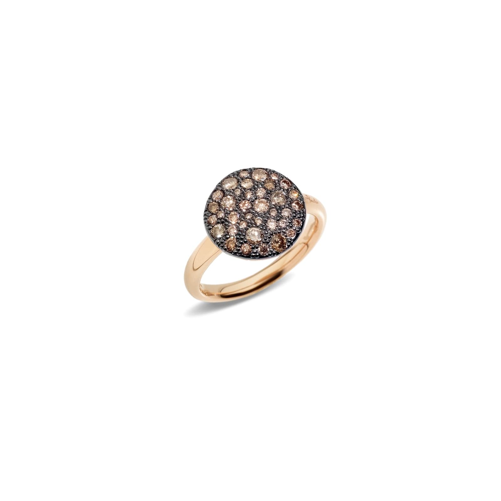 Sabbia 18ct Rose Gold 0.68ct Brown Diamond Ring