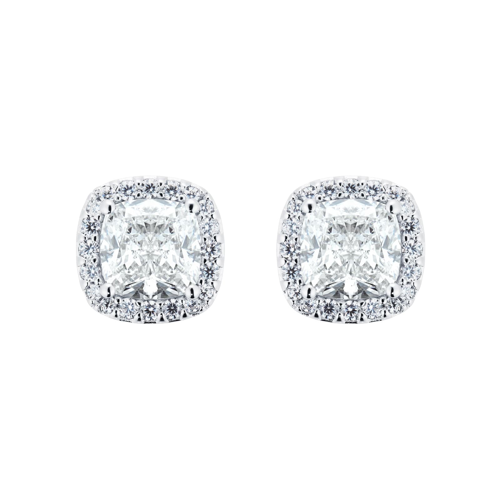 Sterling Silver Kors Brilliance Halo Studs