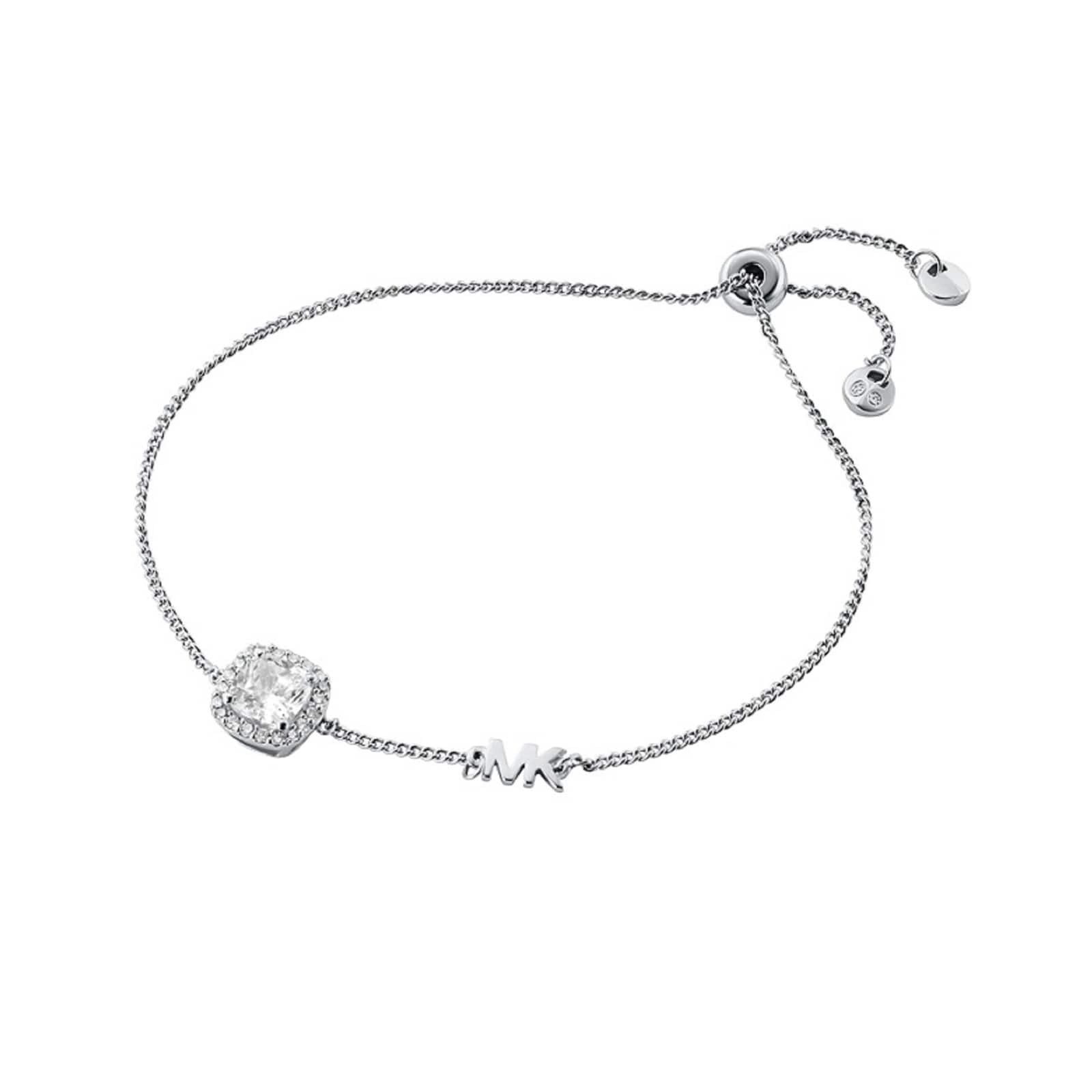 Sterling Silver Kors Brilliance Halo Bracelet