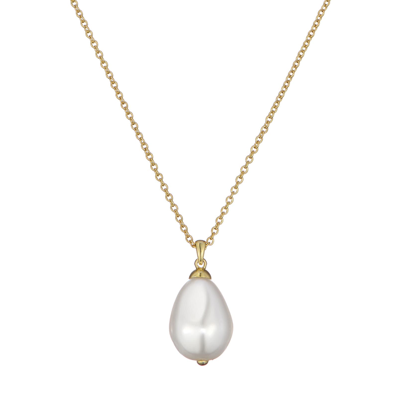 Parmlia Yellow Gold Coloured Icon Pearl Necklace