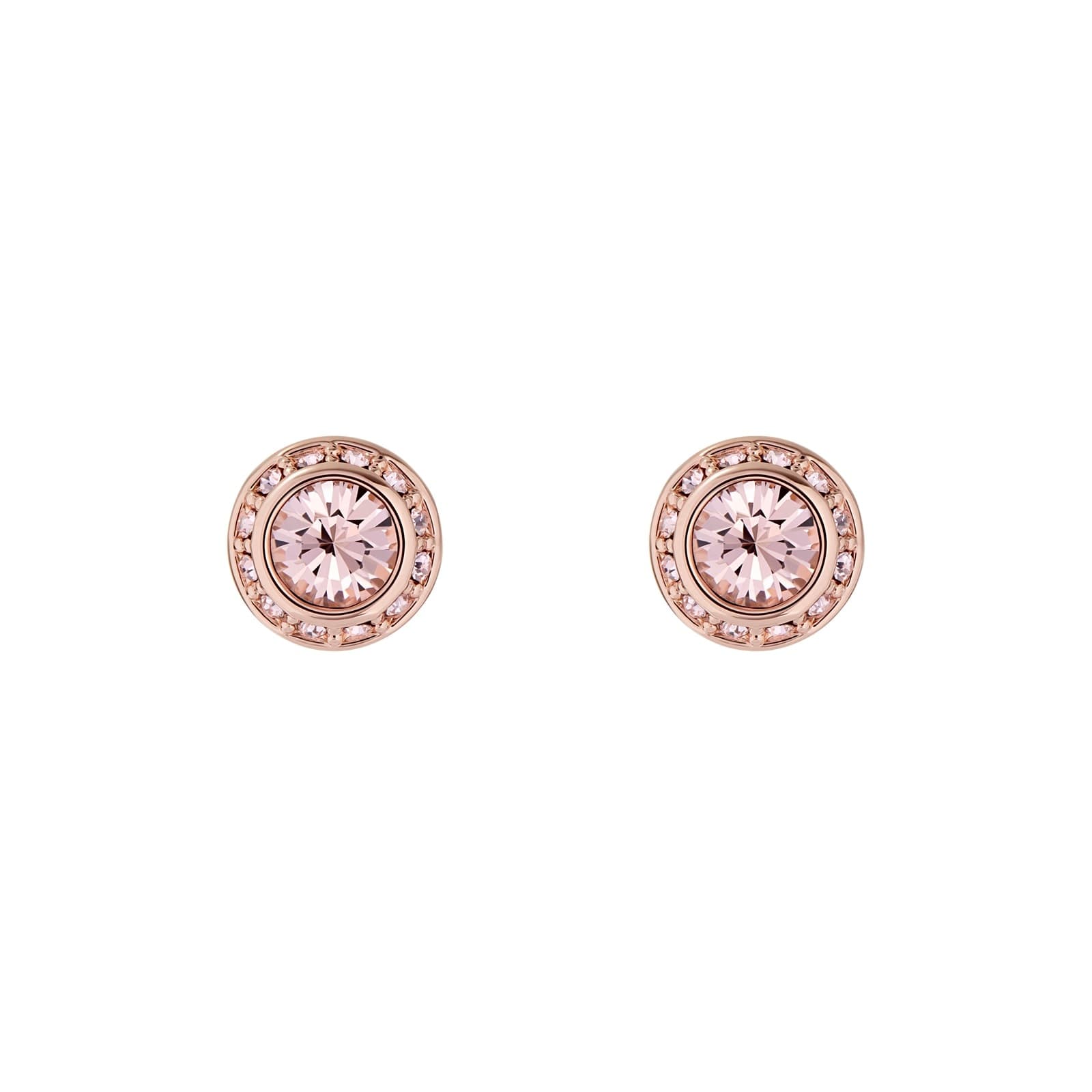 Rose Gold Coloured Soletia Cubic Zirconia Stud Earrings