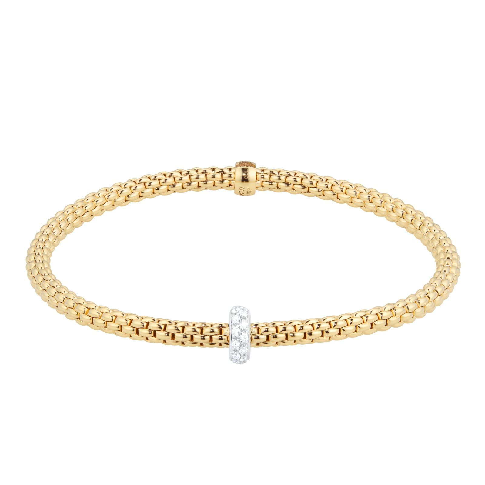 18ct Yellow Gold Prima 0.18ct Diamond Bracelet
