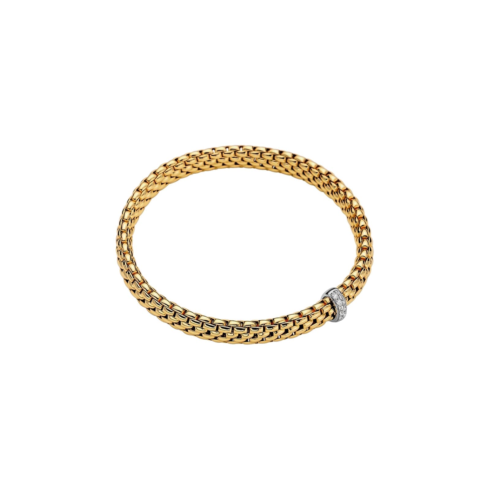 18ct Yellow Gold Vendome Flex'it Diamond Bracelet