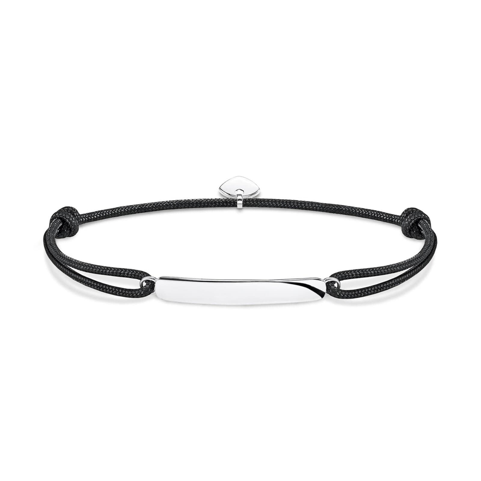 Rebel at Heart Black Leather Bracelet