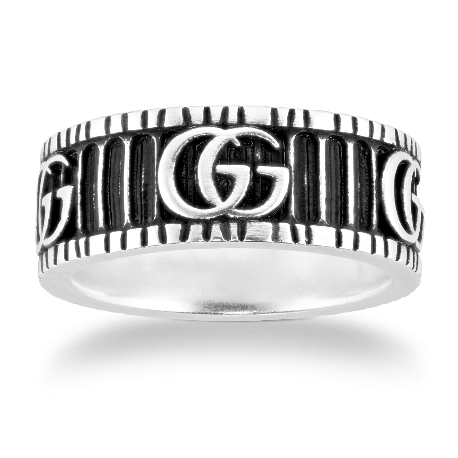 Gg Marmont Sterling Silver Ring