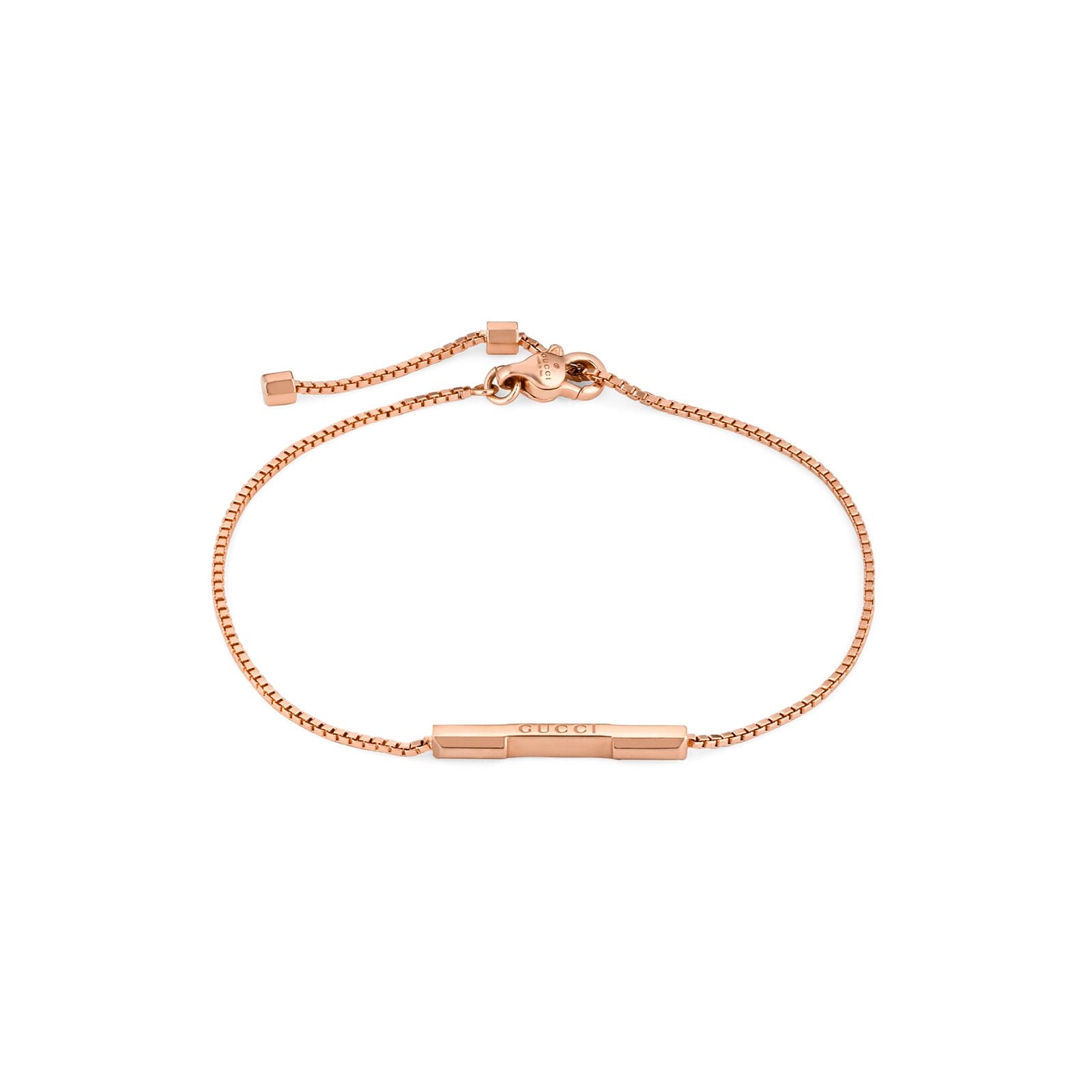 18ct Rose Gold Gucci Link to Love Bracelet