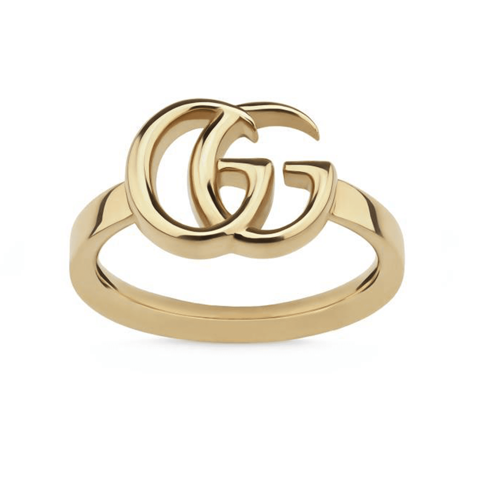 18ct Yellow Gold Running G Ring - Size N