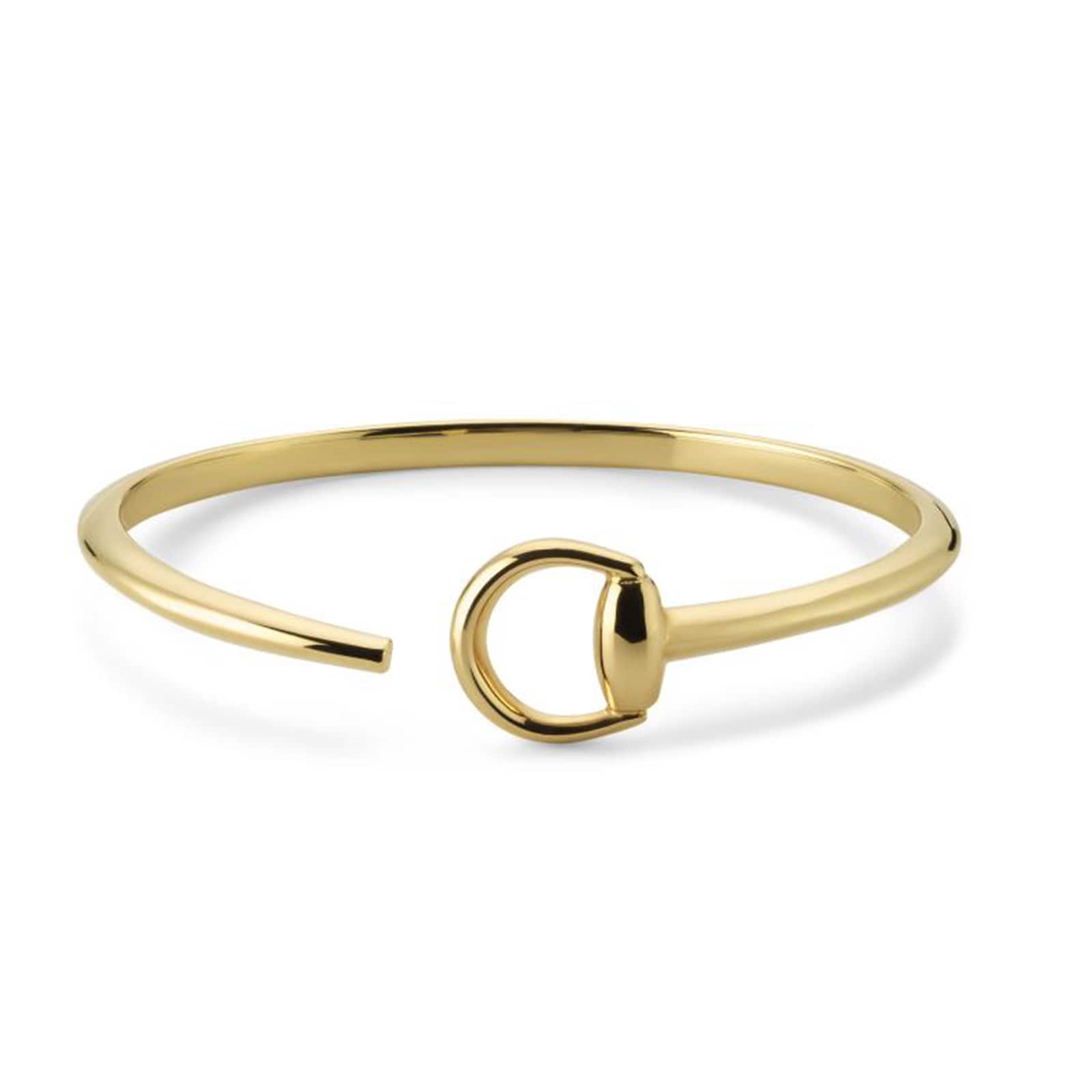 Horsebit 18ct Yellow Gold Bangle - Size 17