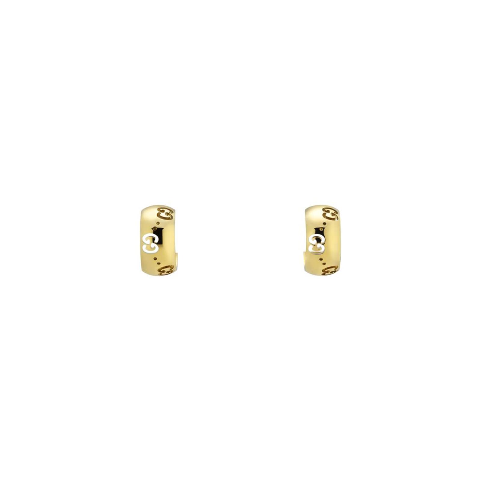 Icon 18ct Yellow Gold Hoop Earrings