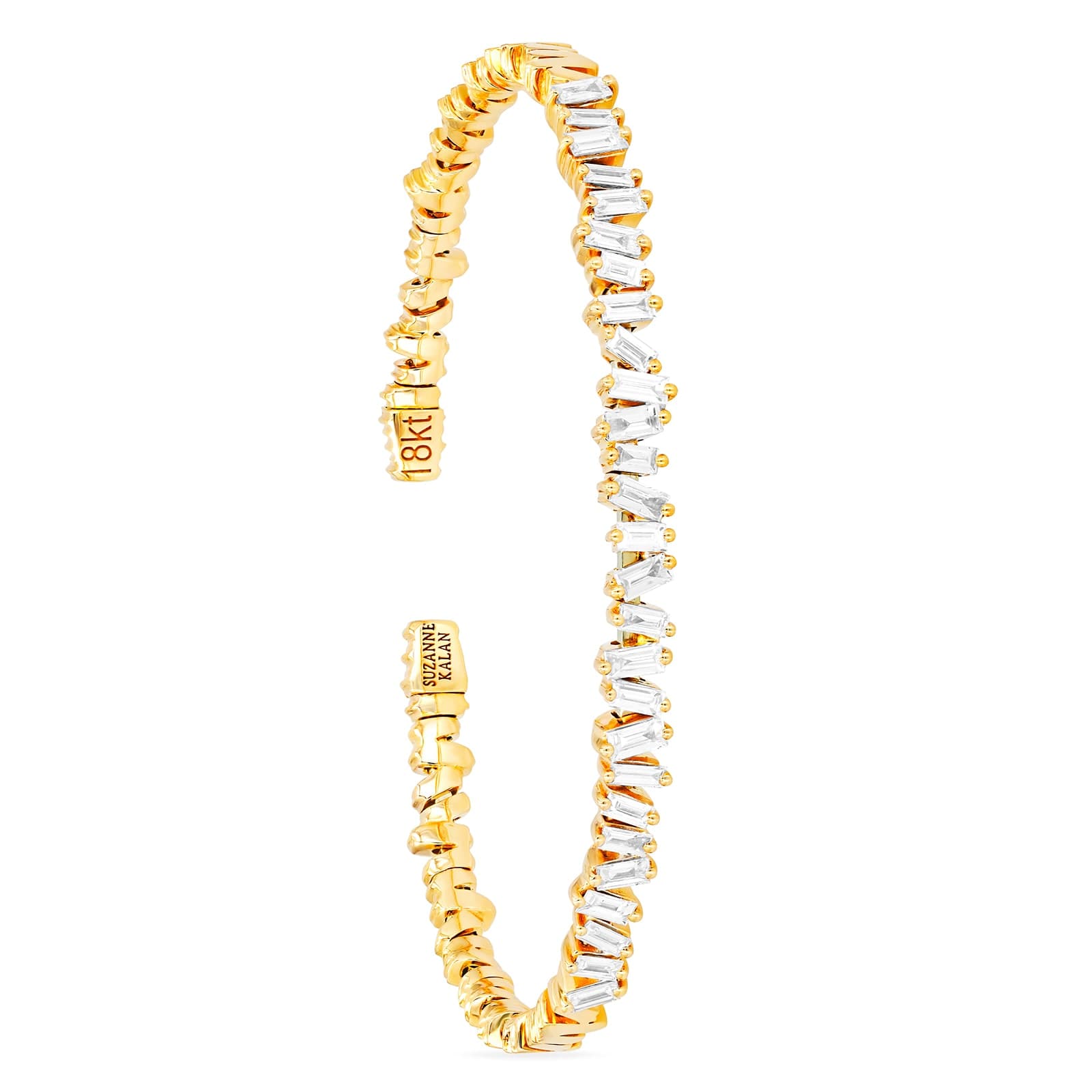 18ct Yellow Gold Fireworks 1.20cttw Diamond Bangle