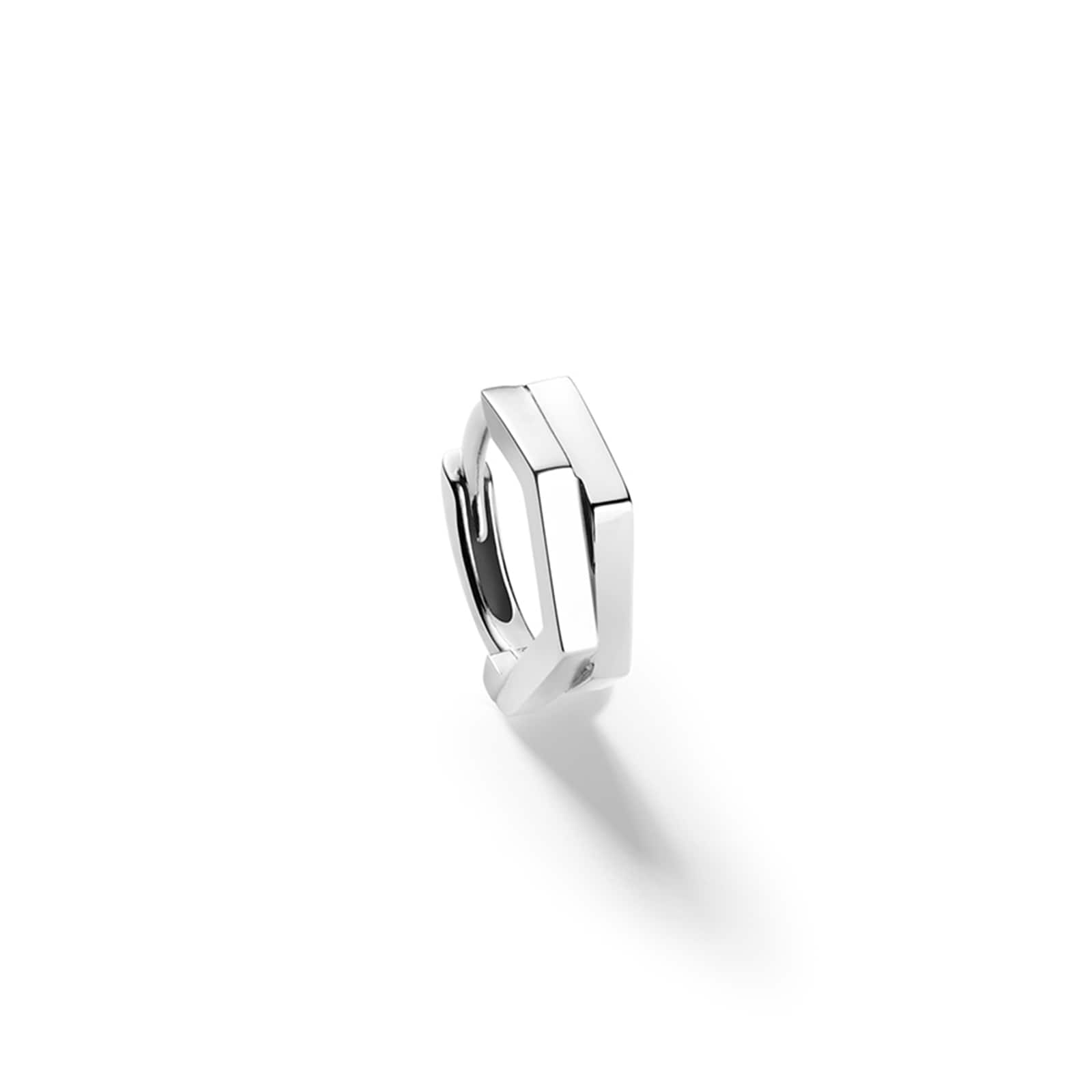 Antifer 18ct White Gold Two Row Earring