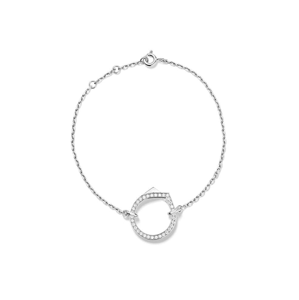 Antifer 18ct White Gold & 0.17ct Diamond Bracelet