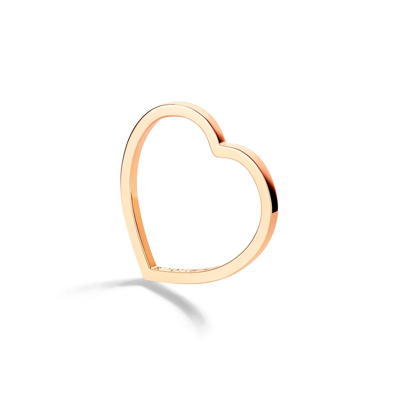 Antifer 18ct Rose Gold Heart Ring