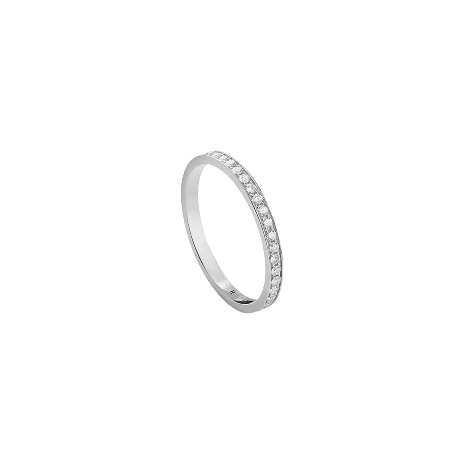 Repossi Platinum Paved with Diamonds 0.36ct Eternity Ring