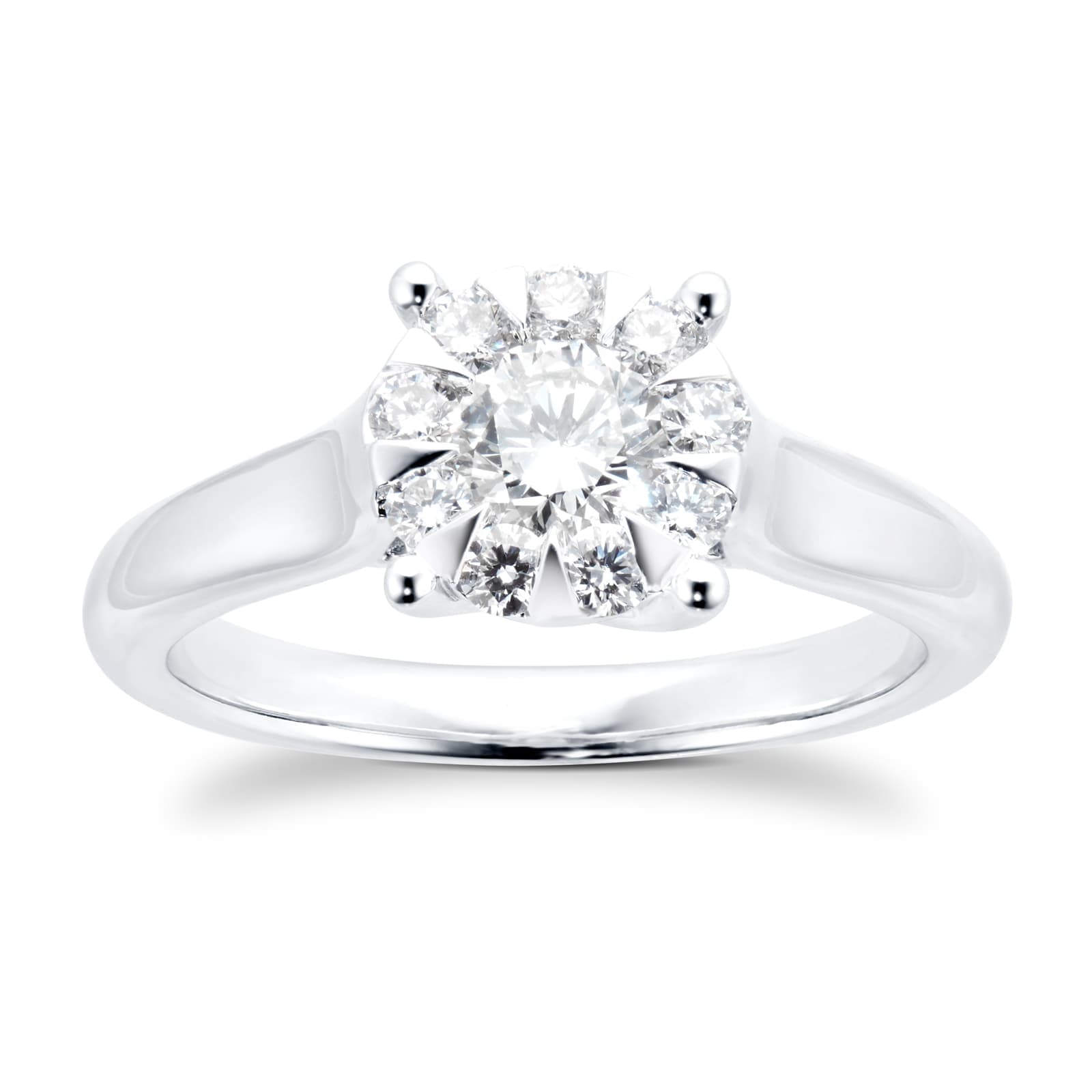 Masquerade 18ct White Gold 0.68cttw Diamond Ring