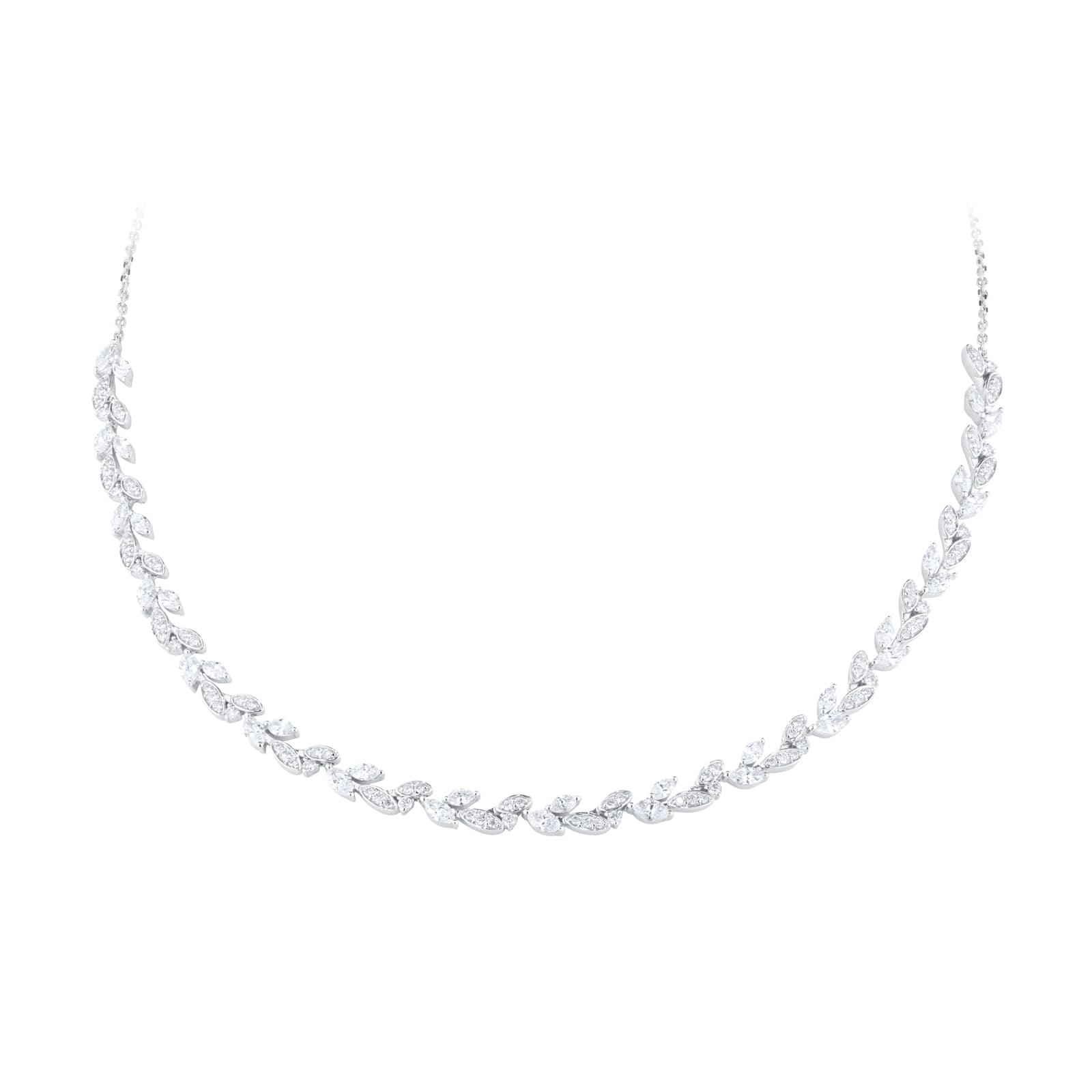 Vinea 18ct White Gold 3.00cttw Diamond Necklace