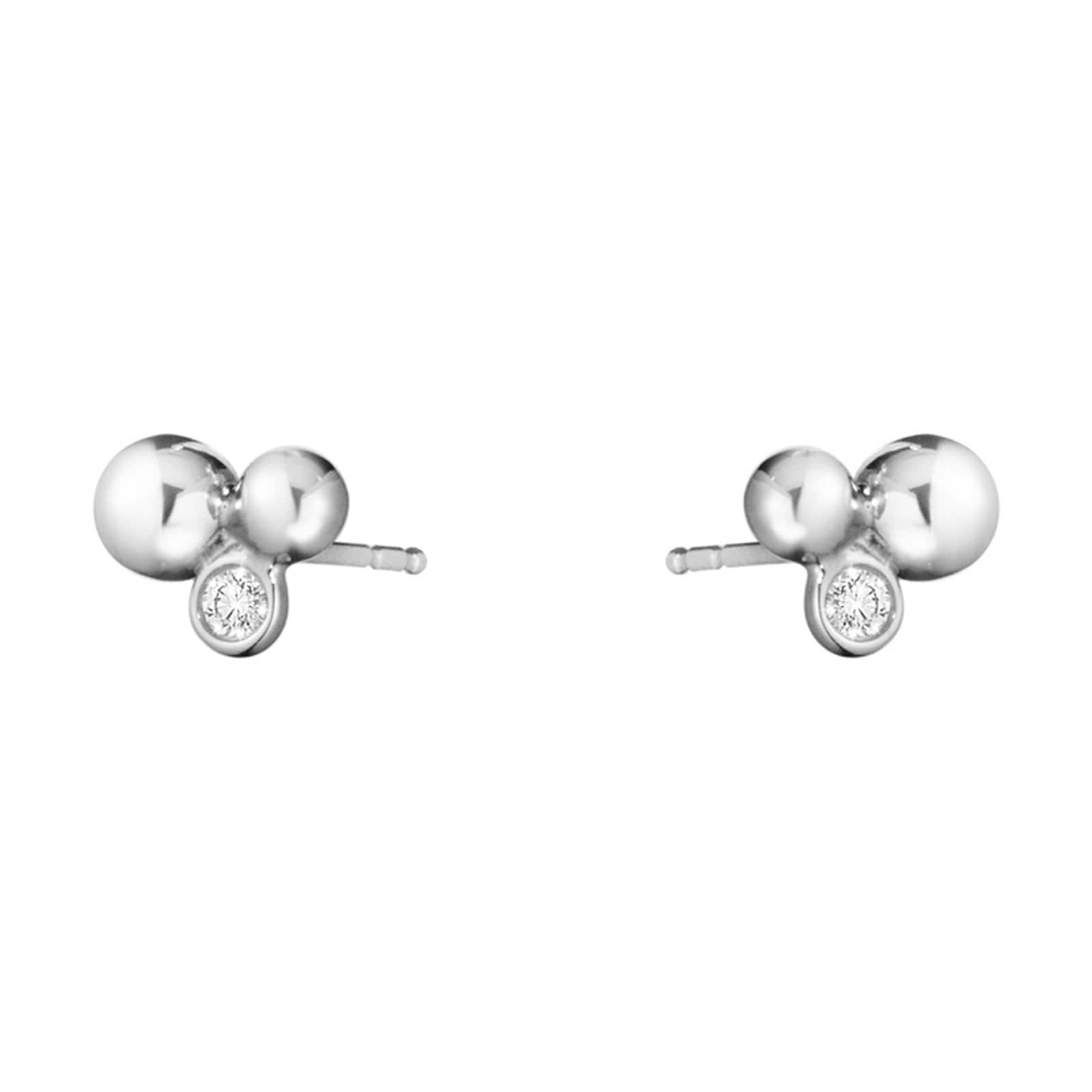 Moonlight Grapes 0.07ct Diamond Stud Earrings