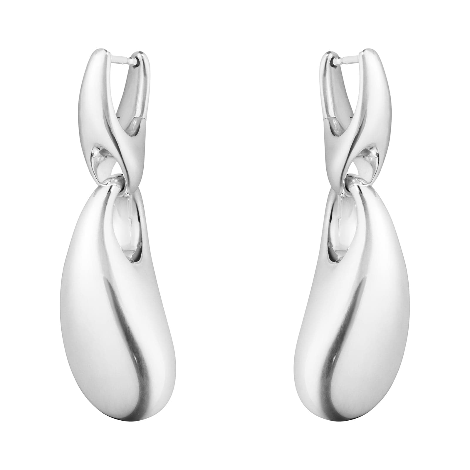 Sterling Silver Reflect Drop Earrings