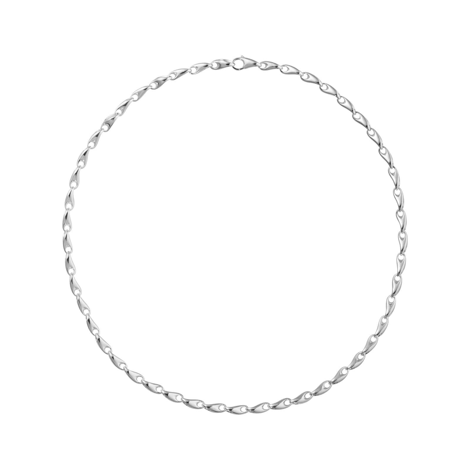 Sterling Silver Reflect 45cm Chain Necklace