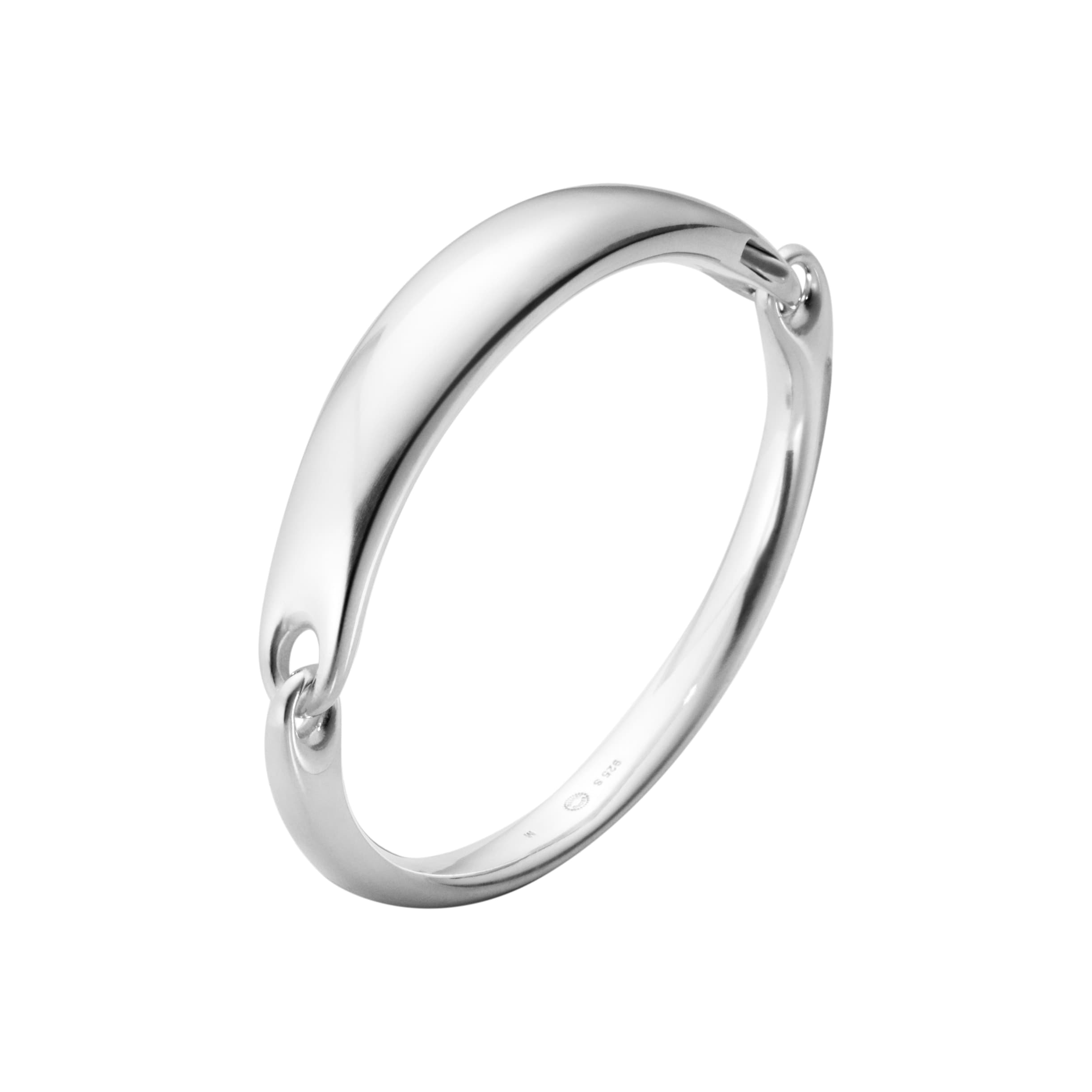 Sterling Silver Reflect ID Bangle Medium