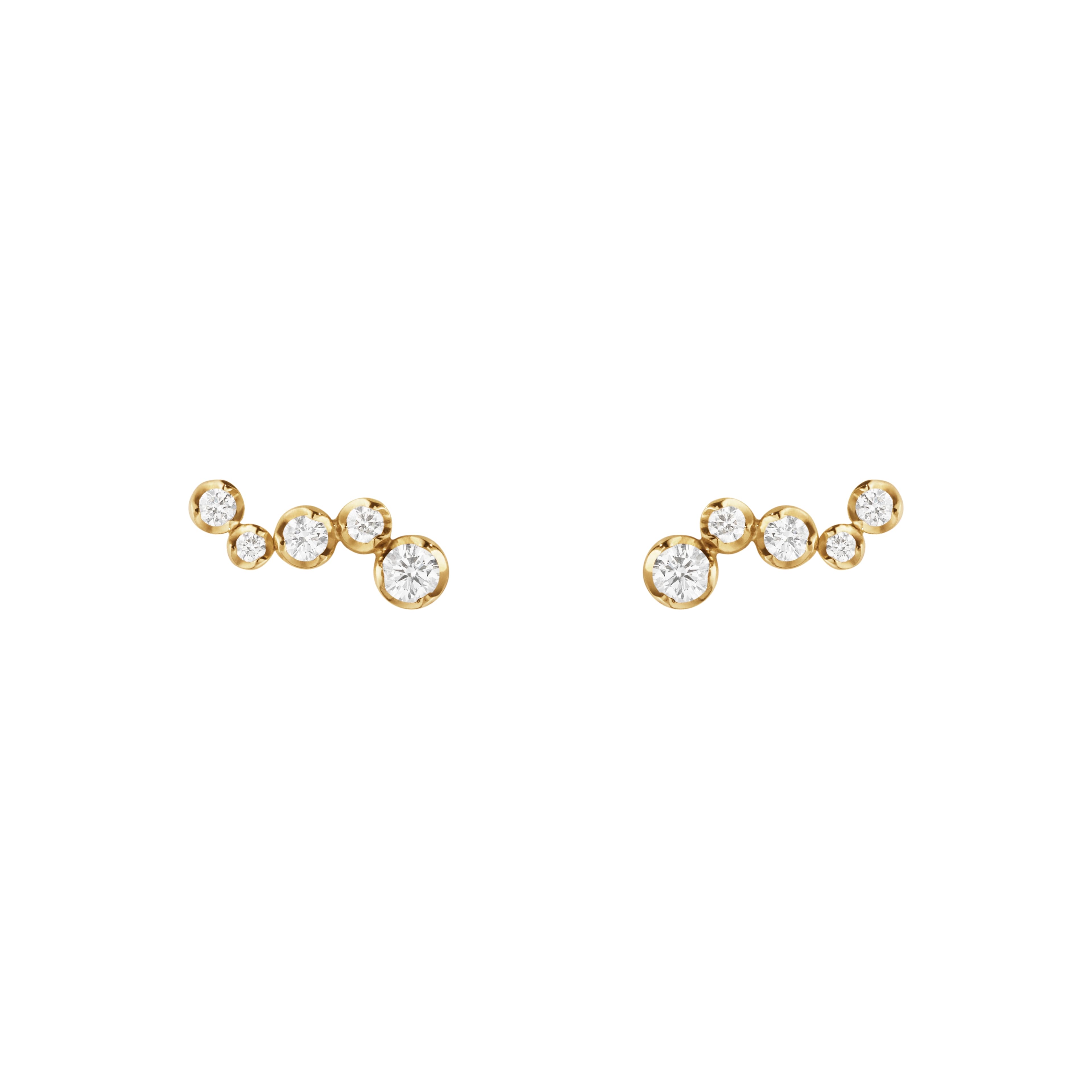 18ct Yellow Gold 0.18ct Diamond Stud Earrings