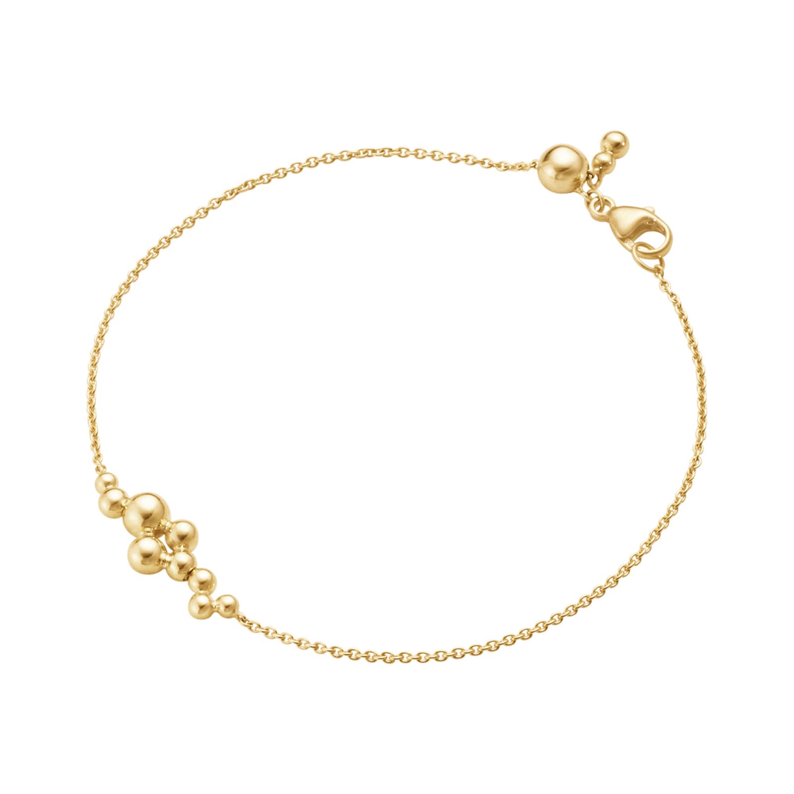 18ct Yellow Gold Moonlight Grapes Chain Bracelet