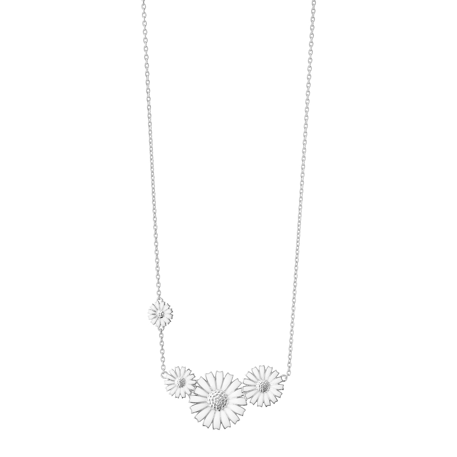 Sterling Silver Daisy Necklace